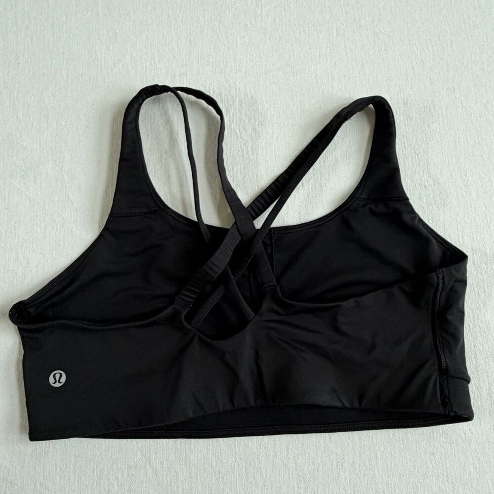 Lululemon Energy Bra Black Size L Women's Activewear Sports Bra